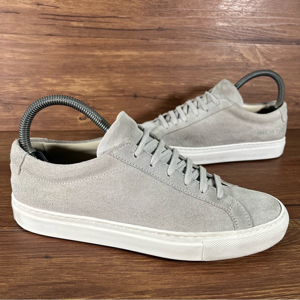 Woman By Common Projects‎ Gray Suede Sneakers Women’s Size 6 (36) Shoes